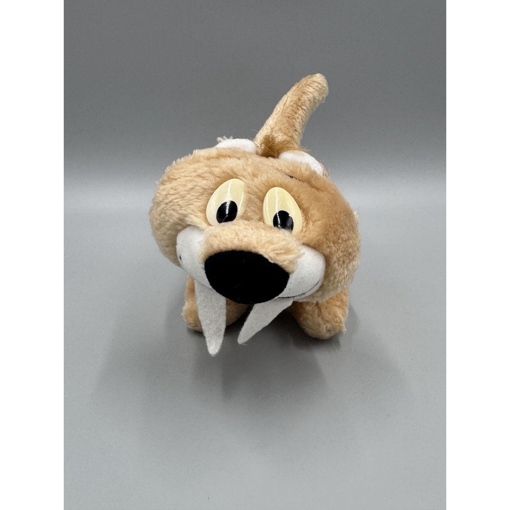 Vintage Hanna-Barbera Baby Puss Saber Toothed Tiger Plush Flintstones Pet 9"